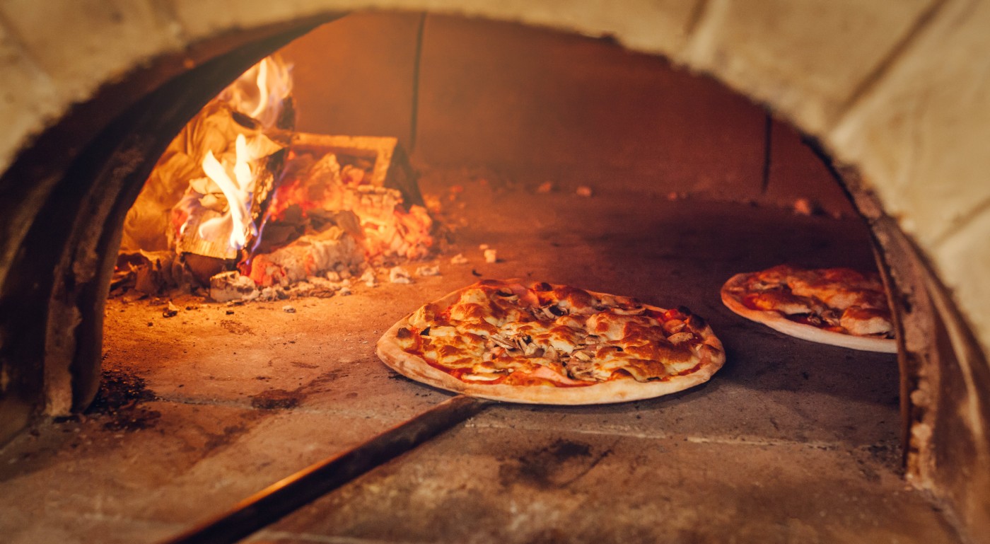 pizza, cuptor pizza, foc