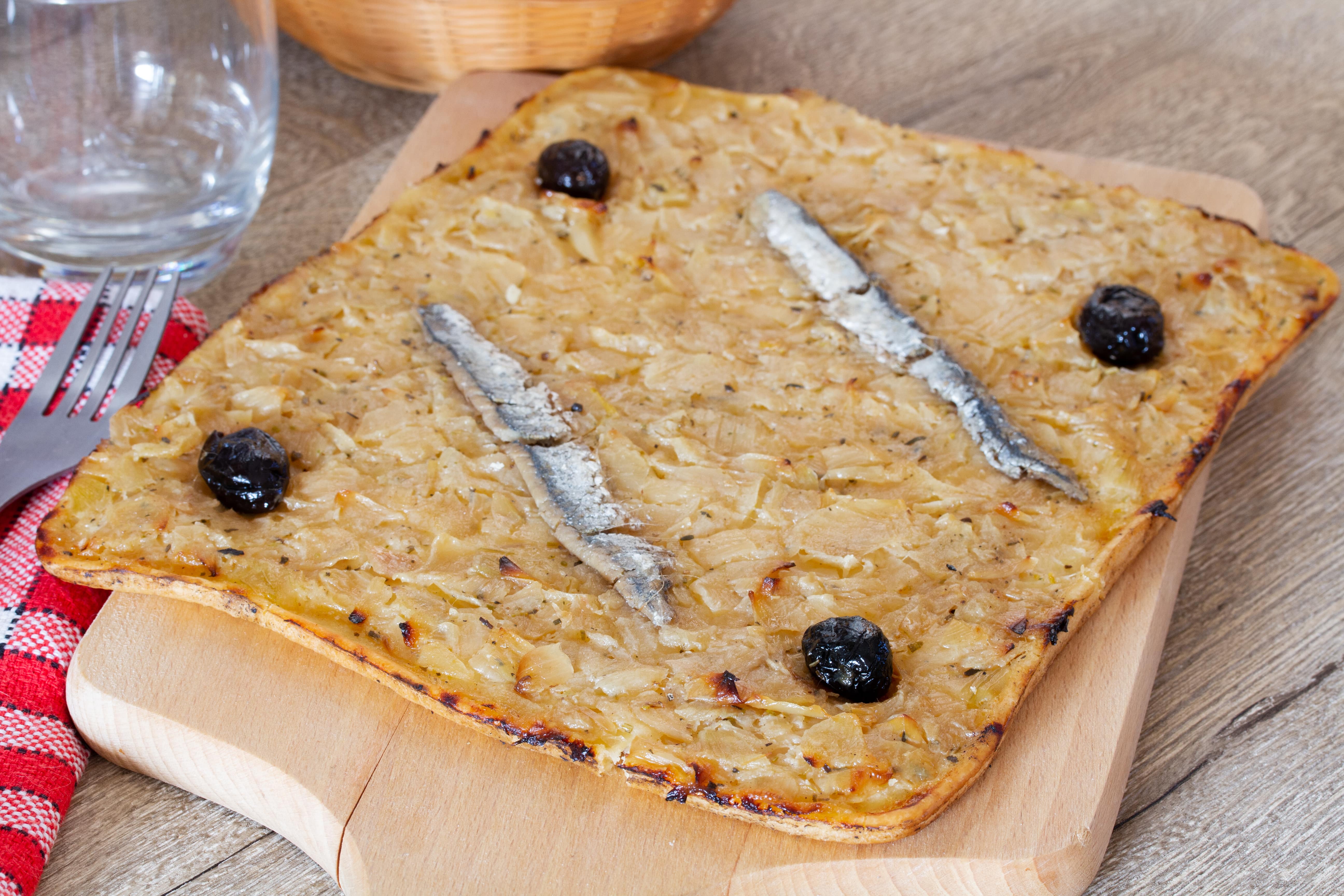 pizza, france, pissaladiere