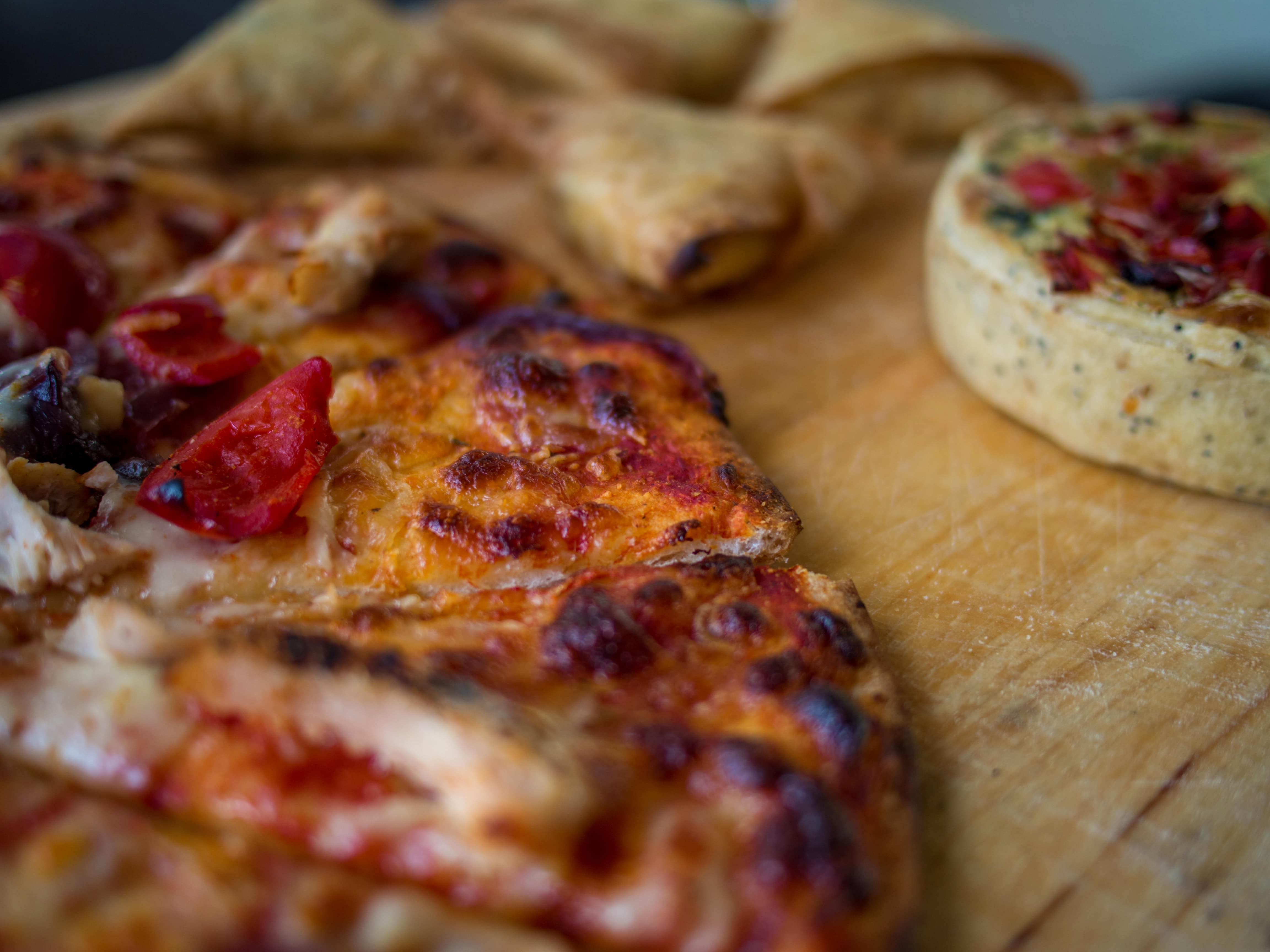 pizza, quattro carni